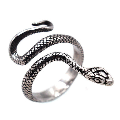 Retro Norse Mythology Ouroboros Ring