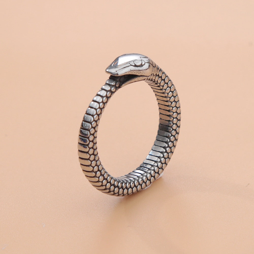 Retro Norse Mythology Ouroboros Ring