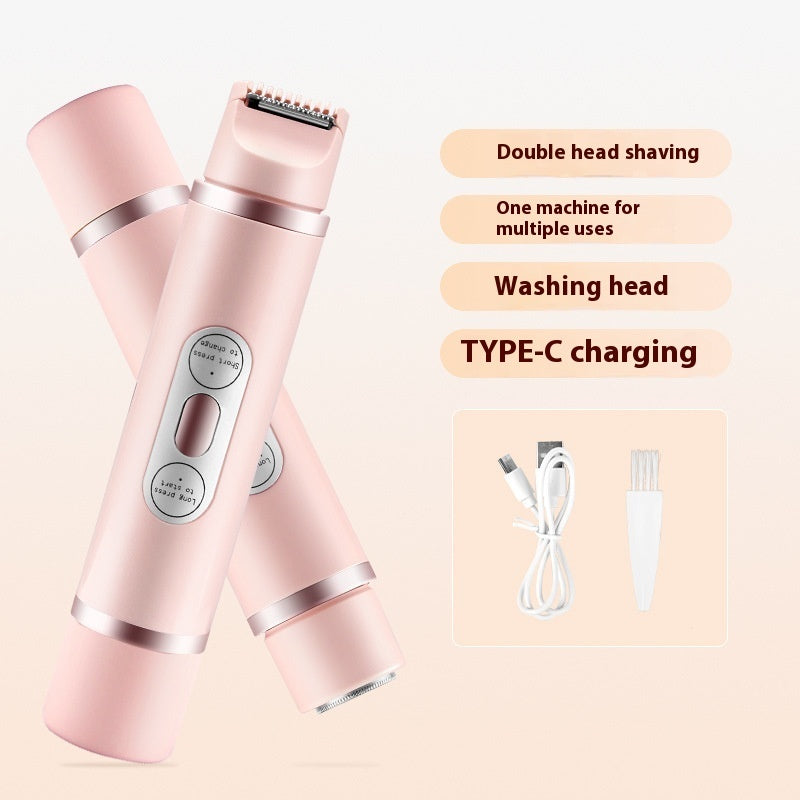 Double-Headed Electric Shaver Women's Body Hair Removal Device