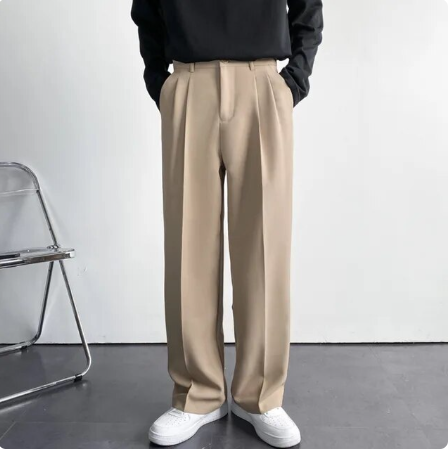 Wide Leg Suit Pants