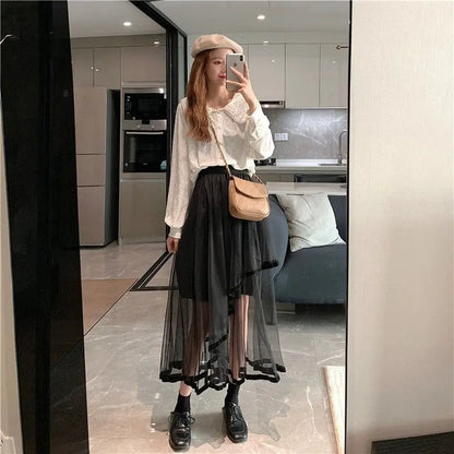 Solid Korean Style Skirt