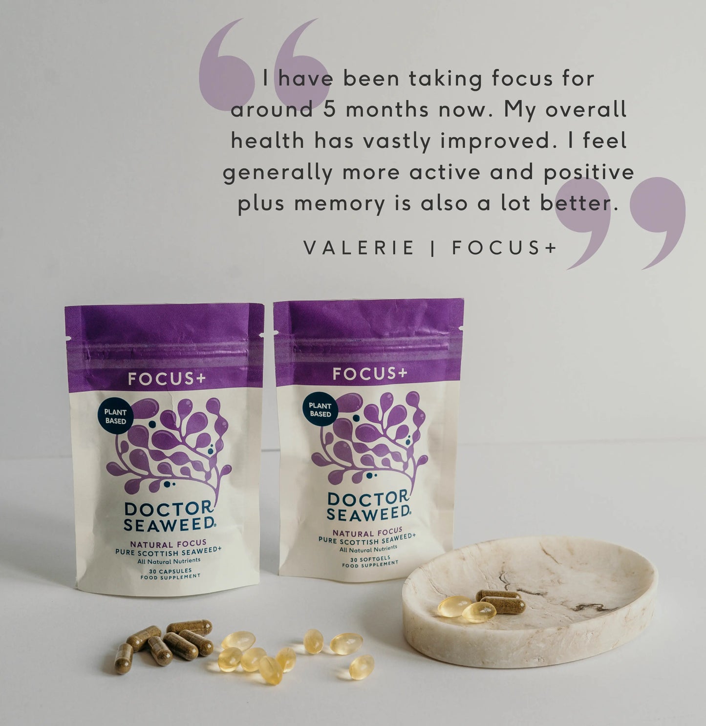 Doctor Seaweed Focus+ Pure Seaweed Supplements