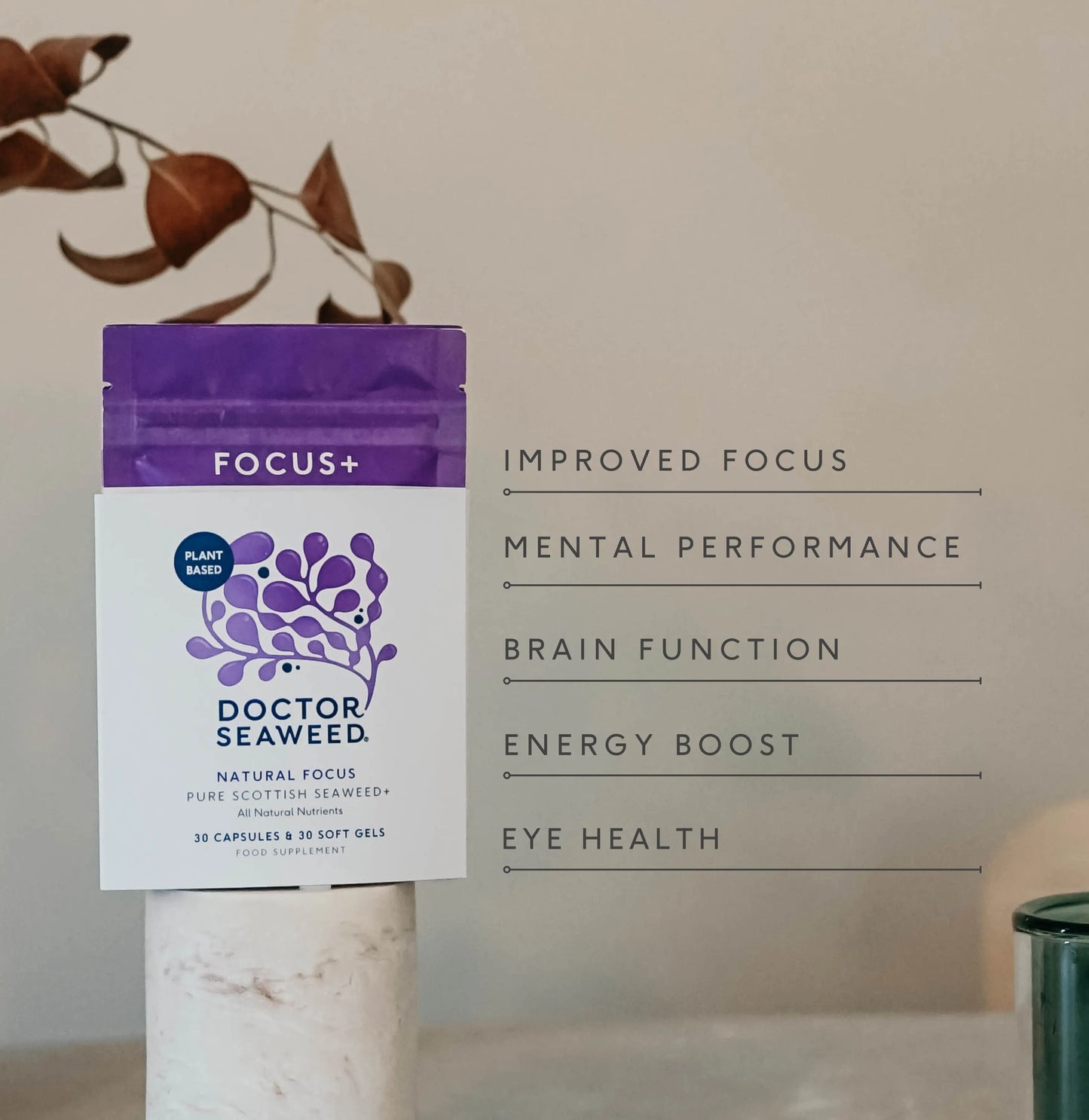 Doctor Seaweed Focus+ Pure Seaweed Supplements