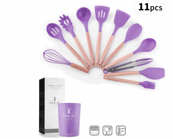 Non Stick Pot Spatula And Spoon