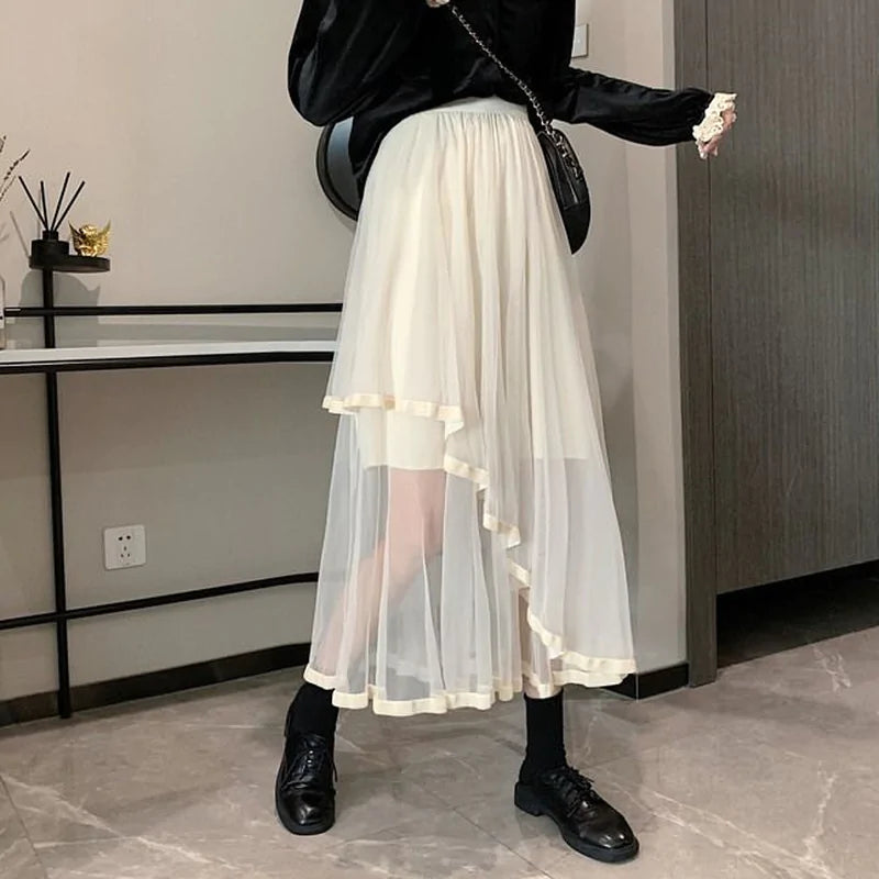 Solid Korean Style Skirt