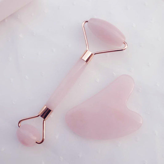 Crystal Jade Roller Face-lifting Double-head Massager