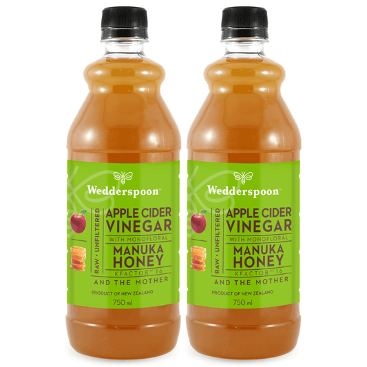 Wedderspoon Apple Cider Vinegar with Manuka Honey Twin Pack 750ml