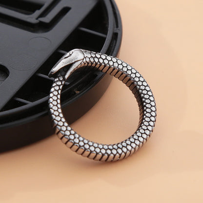 Retro Norse Mythology Ouroboros Ring